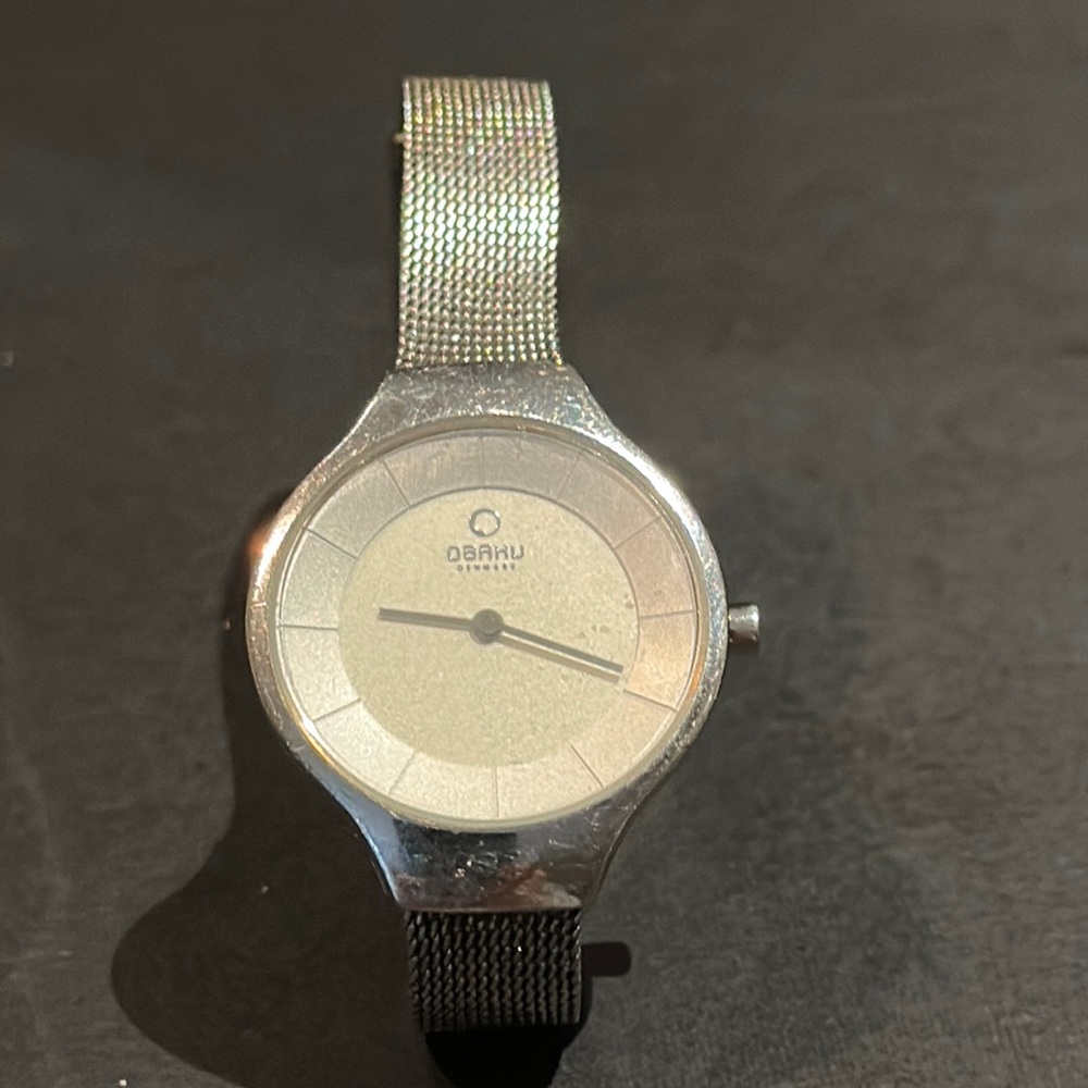 Obaku Womens Silver Watch